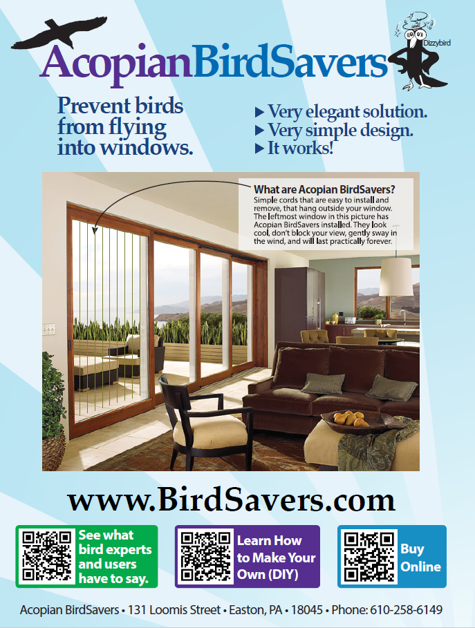 Acopian BirdSavers - Prevent Birds From Flying Into Windows